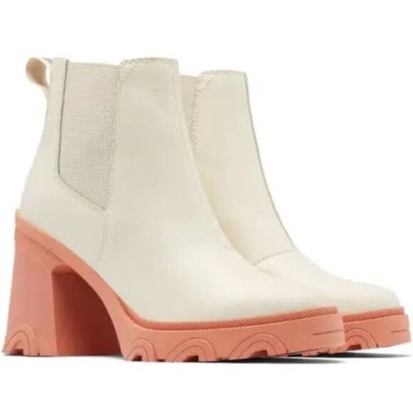Anthropologie Sorel NWOT Brex Platform Heel Chelsea Booties Sz 11 - Picture 1 of 7